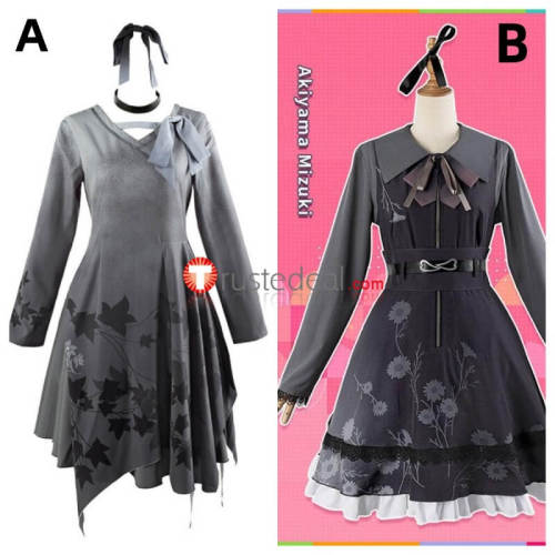 Project Sekai Colorful Stage PJSK Nightcord 25ji Akiyama Mizuki Asahina Mafuyu Black Cosplay Costume