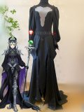 Disney Twisted-Wonderland Maleanor Draconia Black Cosplay Costume