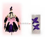 Vocaloid Project Diva F Miku Innocent Butterfly Hatsune Miku Black Cosplay Costume