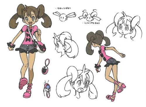 Pokemon XY Shauna Kalos Pink Cosplay Costume