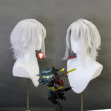 Limbus Company Hohenheim Sancho Ezra Heishou Pack Faust Silver Blonde Blue Styled Cosplay Wig