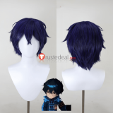 Limbus Company Hohenheim Sancho Ezra Heishou Pack Faust Silver Blonde Blue Styled Cosplay Wig