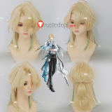 Wuthering Waves WuWa Luuk Herssen Galbrena Qiuyuan Zani Gray Blonde Styled Cosplay Wig
