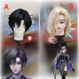 Path to Nowhere Cassian Langley Blonde Black Prestyled Cosplay Wig