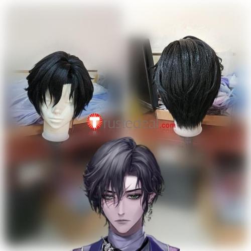 Path to Nowhere Cassian Langley Blonde Black Prestyled Cosplay Wig