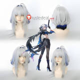 Wuthering Waves WuWa Luuk Herssen Galbrena Qiuyuan Zani Gray Blonde Styled Cosplay Wig