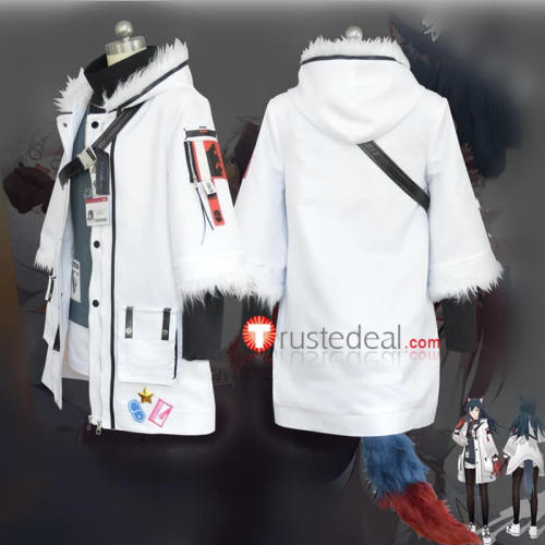 Arknights Texas White Winter Cosplay Costume