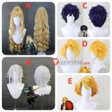 Limbus Company Hohenheim Sancho Ezra Heishou Pack Faust Silver Blonde Blue Styled Cosplay Wig