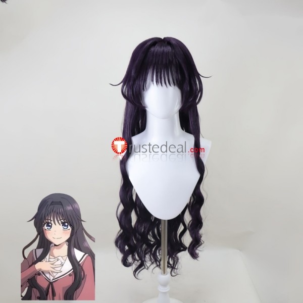 Kaoru Hana wa Rin to Saku Kaoruko Waguri Styled Purple Cosplay Wig