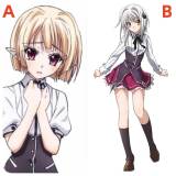 High School DxD Koneko Toujou Gasper Vladi Styled Cosplay Wig
