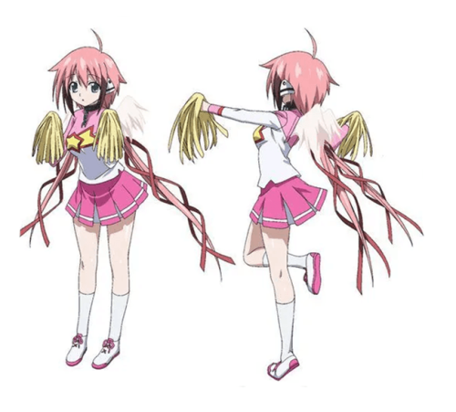 Sora no Otoshimono Ikaros Pink Cheerleader Outfit Cosplay Costume