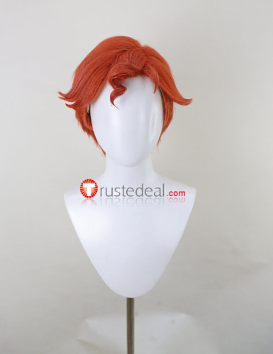 Commission Deadlock The Doorman Styled Orange Cosplay Wig