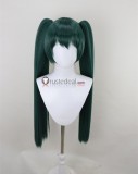D.Gray-man Lenalee Lee Green Ponytails Styled Cosplay Wig