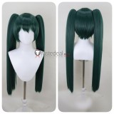 D.Gray-man Lenalee Lee Green Ponytails Styled Cosplay Wig