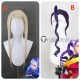 Street Fighter Rose Ingrid Blodne Purple Styled Cosplay Wig