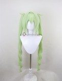 Blue Archive Highlander Railroad Academy Central Control Center Twins Nozomi Hikari Tachibana Green Styled Cosplay Wig
