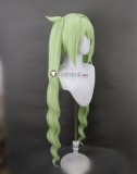 Blue Archive Highlander Railroad Academy Central Control Center Twins Nozomi Hikari Tachibana Green Styled Cosplay Wig