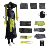 Limbus Company Heishou Pack Mao Branch Adept Outfit Faust Zilu Cosplay Costume