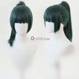 Jujutsu Kaisen Sorcery Fight Toge Inumaki Nobara Kugisaki Maki Zenin Grey Green Styled Cosplay Wig