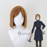 Jujutsu Kaisen Sorcery Fight Toge Inumaki Nobara Kugisaki Maki Zenin Grey Green Styled Cosplay Wig