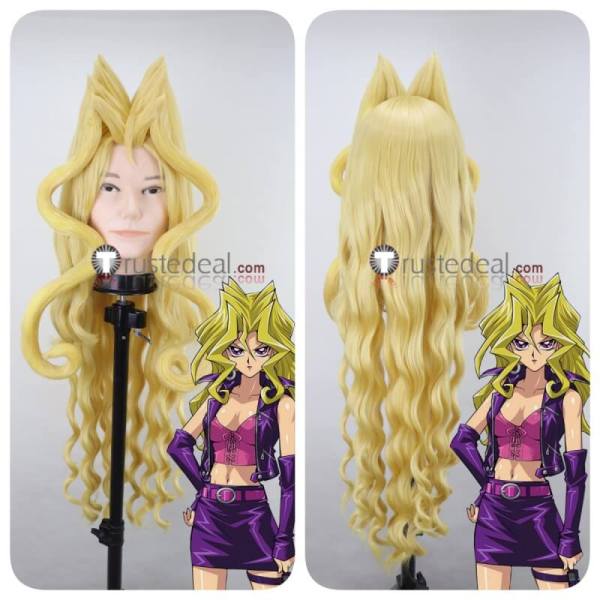 YuGiOh Mai Valentine Blonde Styled Cosplay Wig