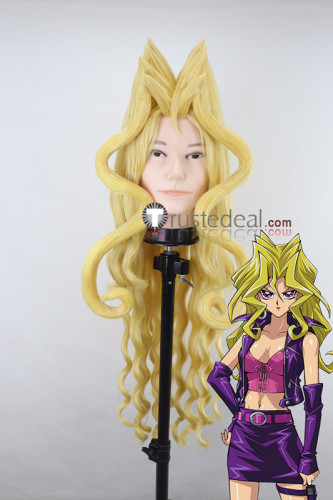 YuGiOh Mai Valentine Blonde Styled Cosplay Wig