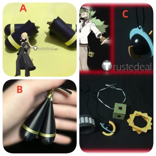 Pokemon Cynthia N Cosplay Hair Accessories Headwear Necklace Wrist Accessories Props