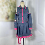 Vocaloid Kasane Teto Gray Black Cosplay Costume