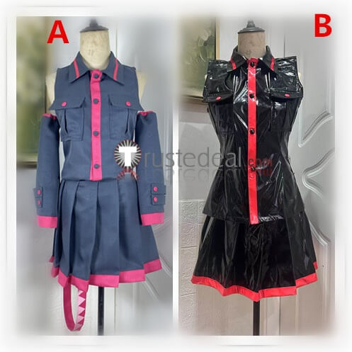 Vocaloid Kasane Teto Gray Black Cosplay Costume