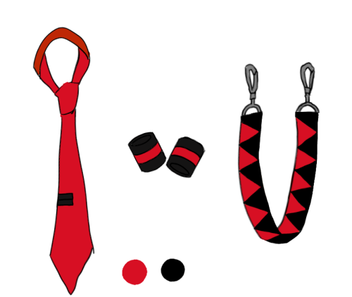 Vocaloid Matsudappoiyo Urapoiyo Black Red Cosplay Costume