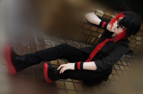 Vocaloid Matsudappoiyo Urapoiyo Black Red Cosplay Costume