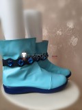 Pokemon XY Serena Shauna Kalos Kitt Lisia Black Cosplay Shoes Boots