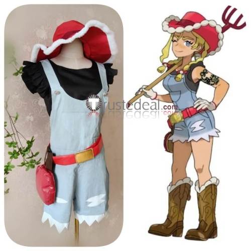 Pokemon Rancher Kitt Cosplay Costume