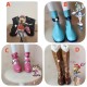 Pokemon XY Serena Shauna Kalos Kitt Lisia Black Cosplay Shoes Boots