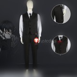 Limbus Company Yi Sang Solemn Lament The Time Ripper Black Suit Cosplay Costume