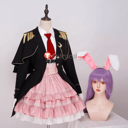 Touhou Project Reisen Udongein Inaba Lolita Dress Cosplay Costume