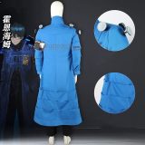 Limbus Company Erlking Heathcliff Hohenheim Blue Cosplay Costume