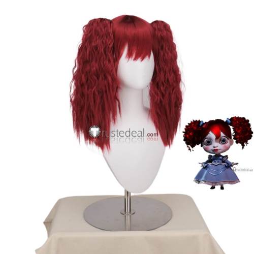Poppy Playtime Poppy Red Styled Cosplay Wig