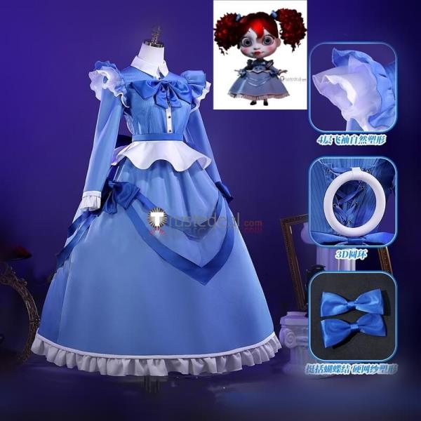Poppy Playtime Poppy The Prototype Experiment 1006 Blue Cosplay Costume