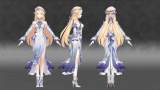Genshin Impact Eleven Fatui Harbingers Columbina Lohen Neuvillette Nicole Reeyn Blonde Styled Cosplay Wig
