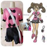 Pokemon XY Shauna Kalos Pink Cosplay Costume