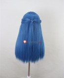 Dawn Blue Black Styled Cosplay Wig
