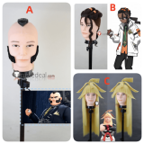Pokemon Legends Z-A ZA Philippe Naveen Ivor Blonde Brown Black Styled Cosplay Wig Beards