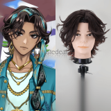 Disney Twisted-Wonderland Minajael Tealrajah Trey Riddle Ace Trappola Red Green Styled Cosplay Wig