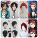 Disney Twisted-Wonderland Minajael Tealrajah Trey Riddle Ace Trappola Red Green Styled Cosplay Wig