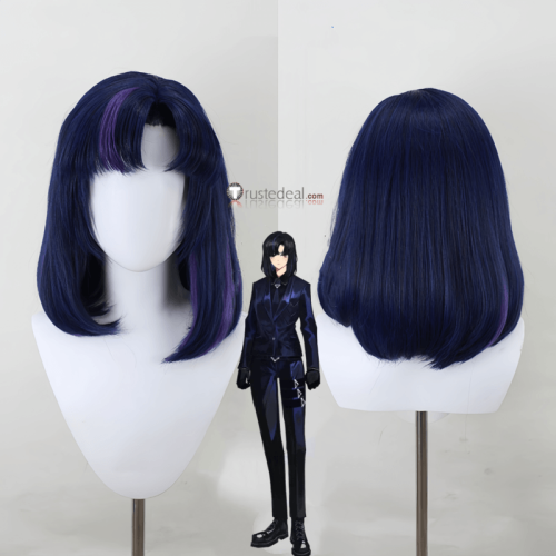 Limbus Company Araya Ren Kira Alyssa Red White Purple Styled Cosplay Wig