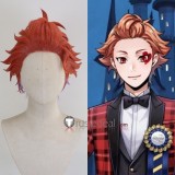 Disney Twisted-Wonderland Minajael Tealrajah Trey Riddle Ace Trappola Red Green Styled Cosplay Wig