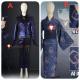 Limbus Company Kid Young Araya Blue Kimono Purpe Cosplay Costume