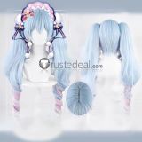 2023 Blue Green Ponytails Cosplay Wig