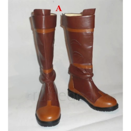 Brown Cosplay Boots Shoes